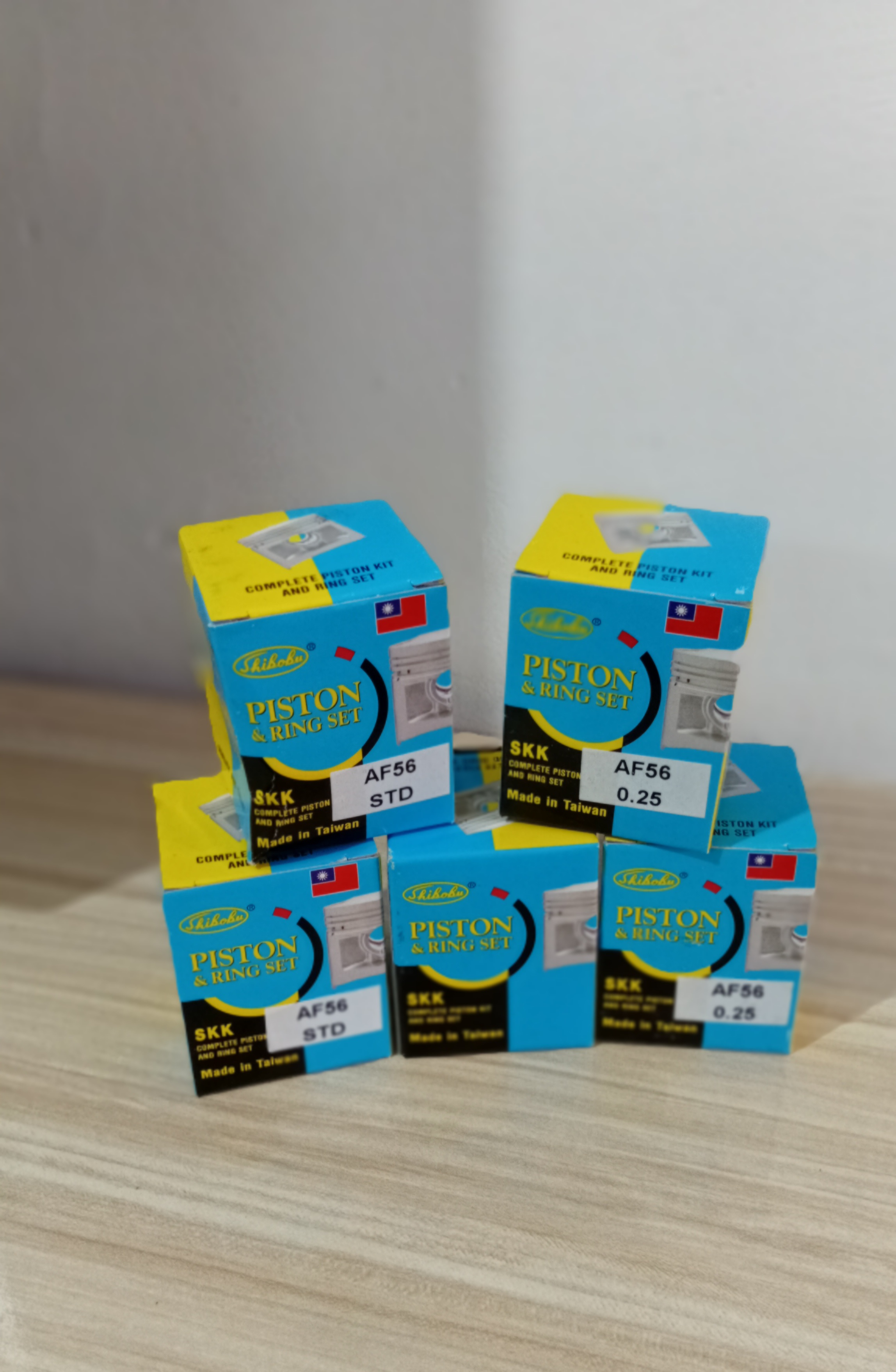 رینگ و پیستون اسکاکا اصل تایوان سایز استاندارد مخصوص هوندا اسکوپی و هوندا تودی گرینو