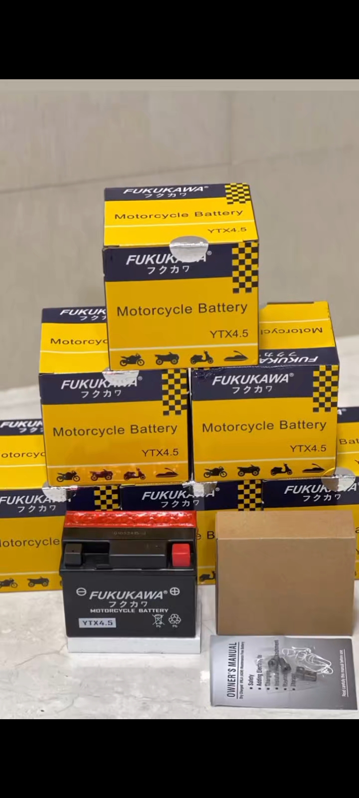 باطری پاکشتی ۴/۵ آمپر فوکوکاوا